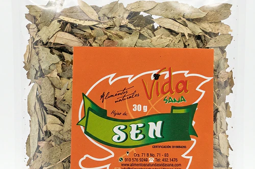 Hojas De Sen 30G Alimentos Naturales Vida Sana