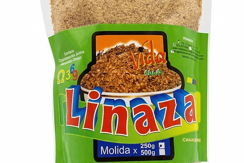 Linaza Molida 250G Alimentos Naturales Vida Sana