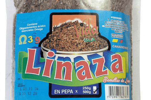 Linaza Pepa 500G Alimentos Naturales Vida Sana
