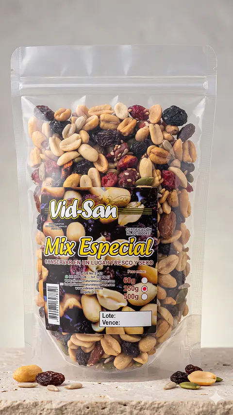 Mix Especial Vidsan 250G Alimentos Naturales Vida Sana