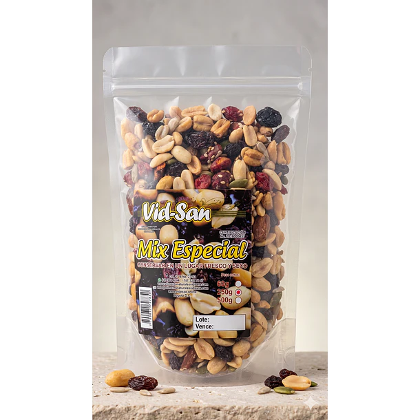 Mix Especial Vidsan 250G Alimentos Naturales Vida Sana
