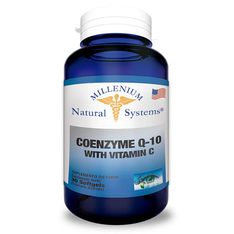 Coenzyme Q‑10 + Vitamina C – 30 Softgels