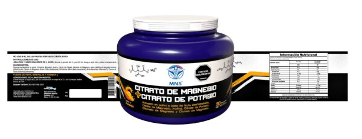 Citrato de Magnesio + Citrato de Potasio – 300 g 2
