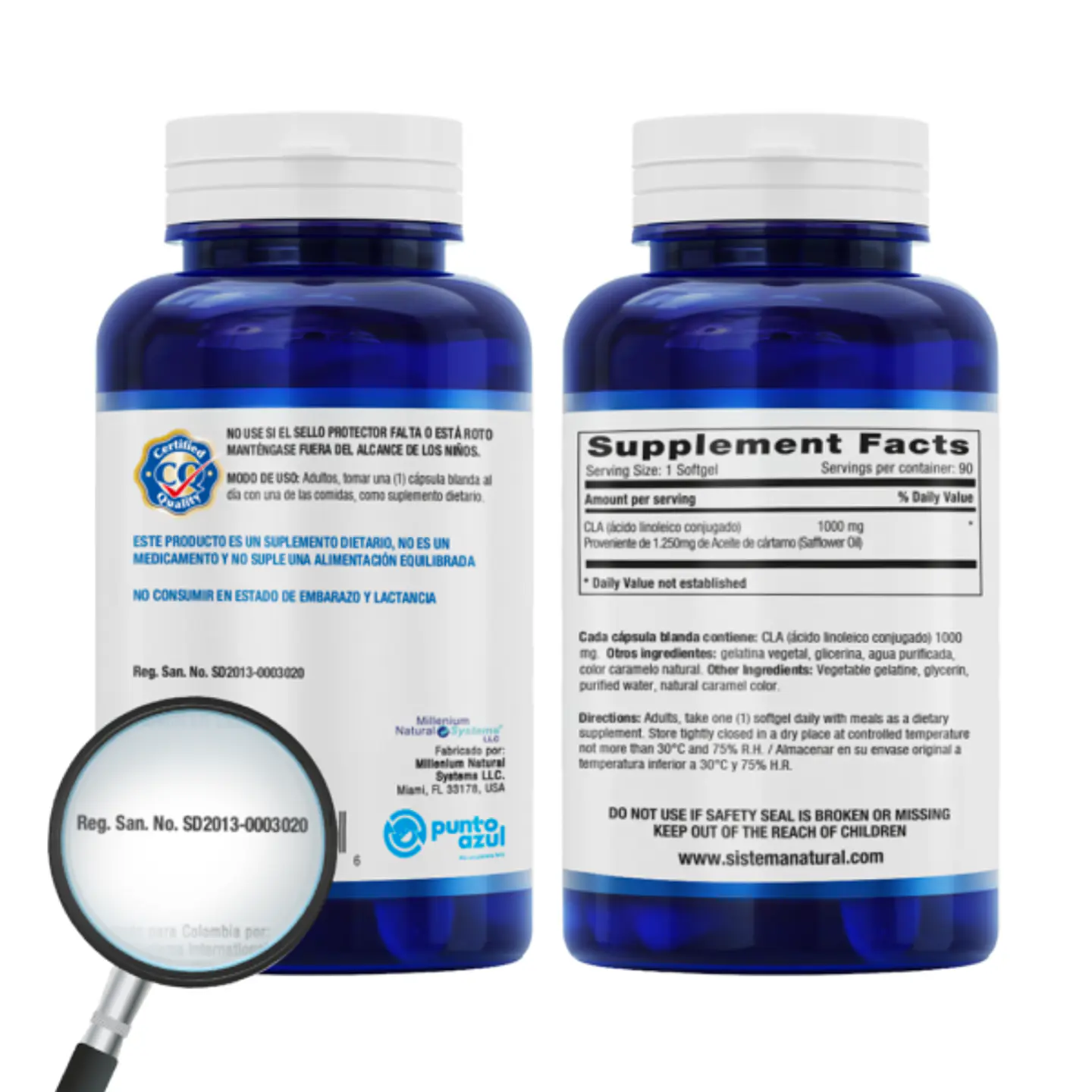 CLA 1000 mg – 90 Softgels 2