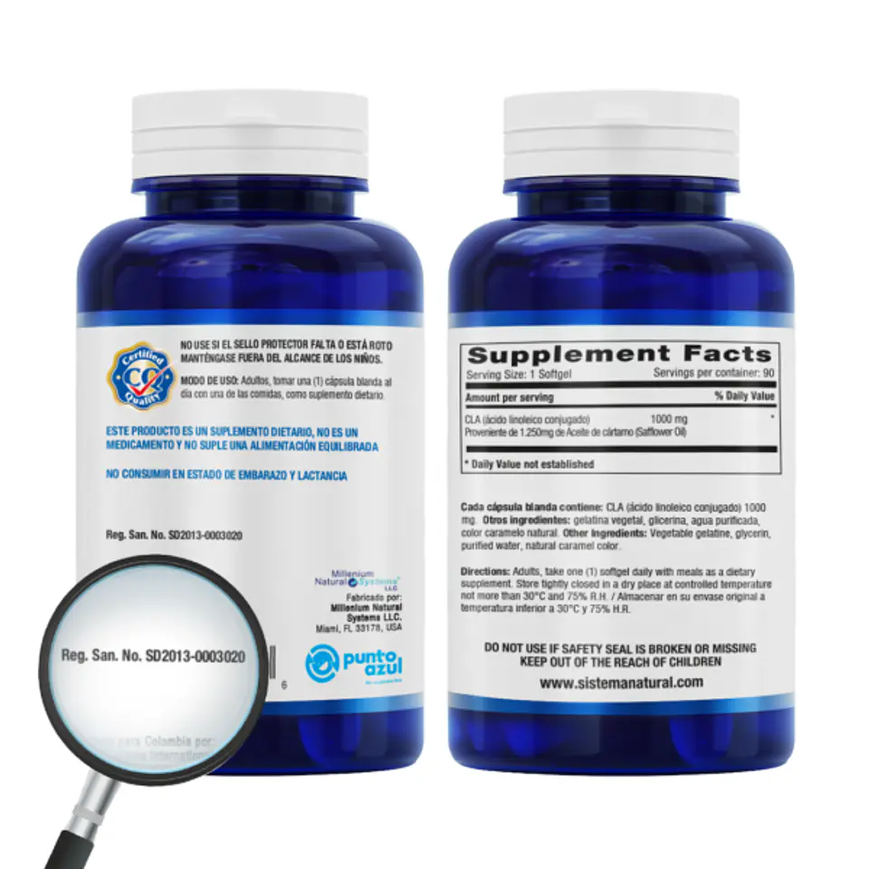 CLA 1000 mg – 90 Softgels 2