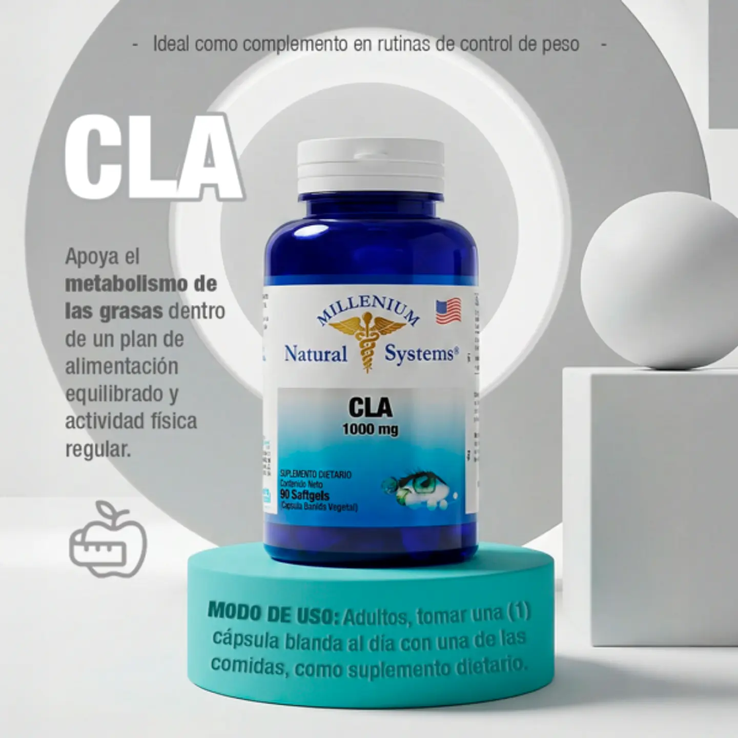 CLA 1000 mg – 90 Softgels 3