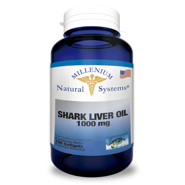 Shark Liver Oil 1000 mg – 100 Softgels 1