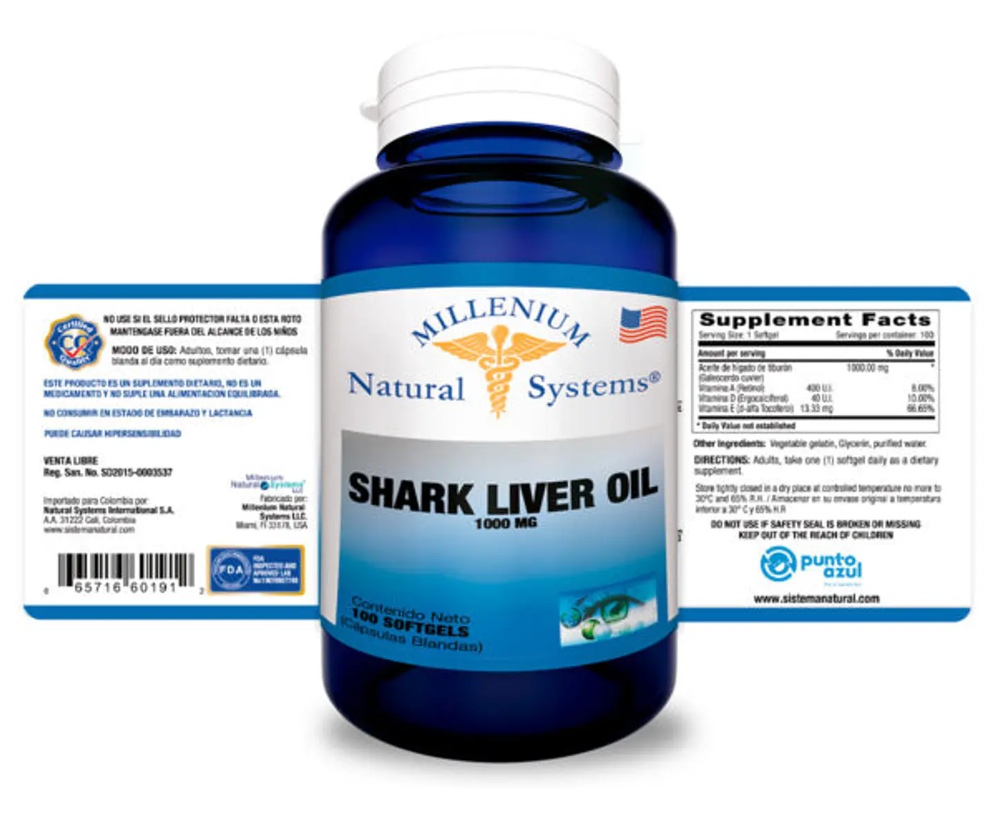 Shark Liver Oil 1000 mg – 100 Softgels 2