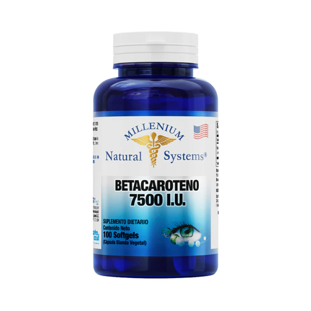 Betacaroteno 7500 I.U. – 100 Softgels 1