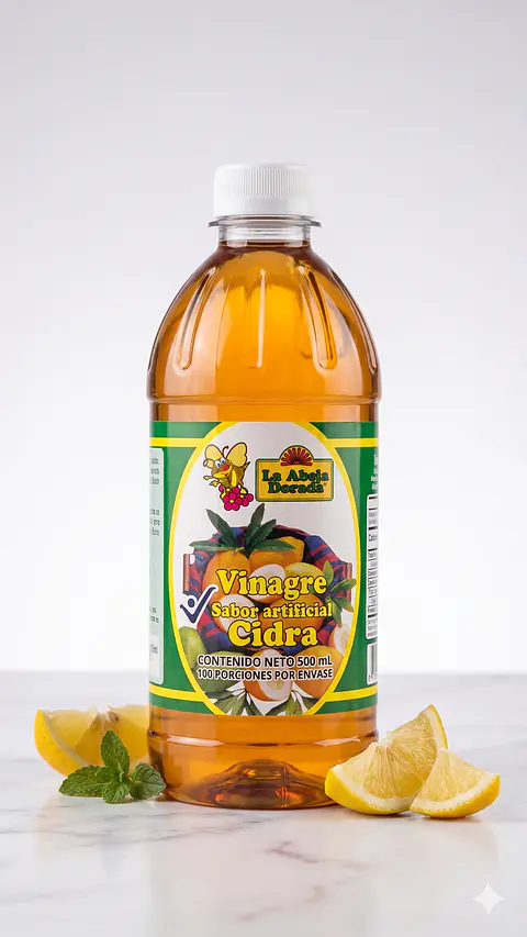 Vinagre Sabor a Cidra - La Abeja Dorada (500 ml)