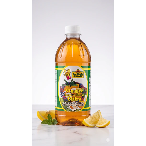 Vinagre Sabor a Cidra - La Abeja Dorada (500 ml)