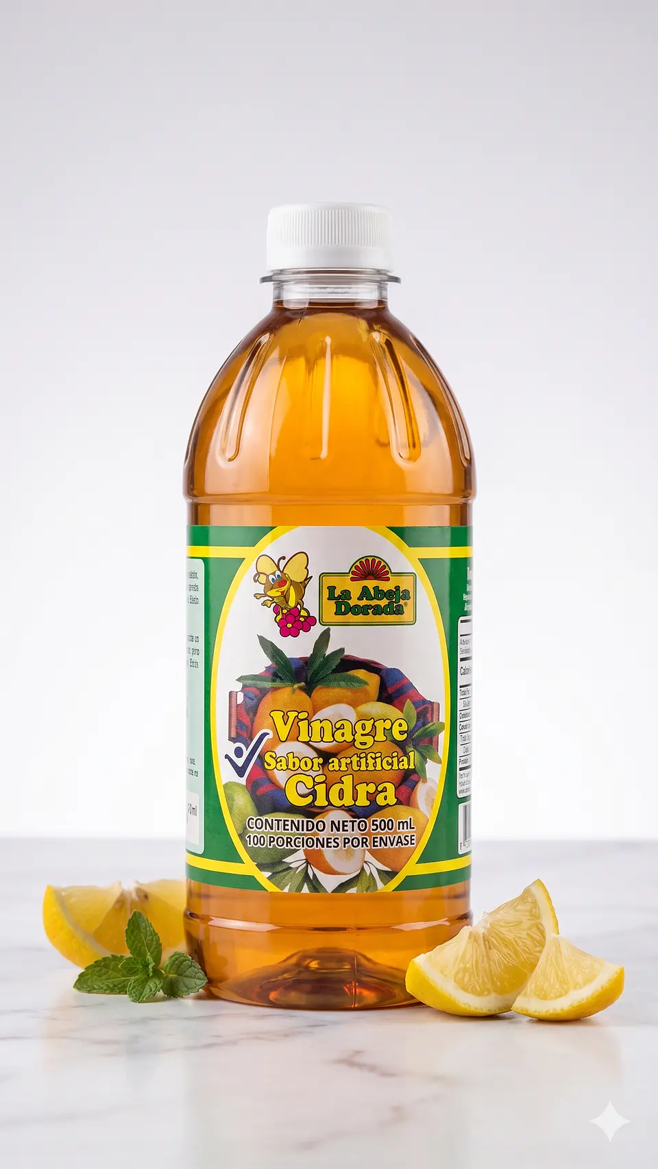 Vinagre Sabor a Cidra - La Abeja Dorada (500 ml) 1