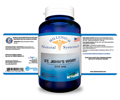 ST. JOHN’S WORT 300 mg – Millenium Natural Systems