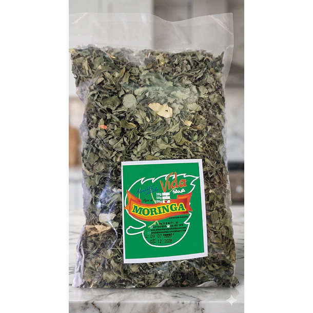 Moringa En Hojas 100G Alimentos Naturales Vida Sana