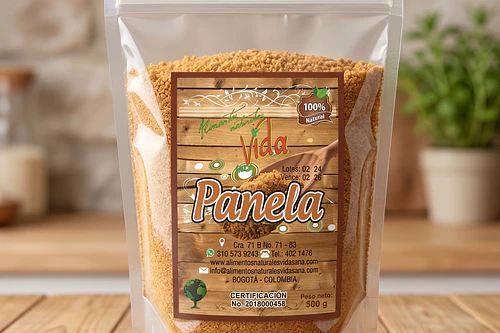 Panela Molida 500G Alimentos Naturales Vida Sana