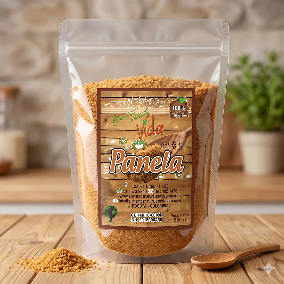 Panela Molida 500G Alimentos Naturales Vida Sana 1
