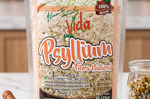 Psyllium 125G Alimentos Naturales Vida Sana