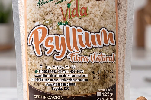 Psyllium 250G Alimentos Naturales Vida Sana