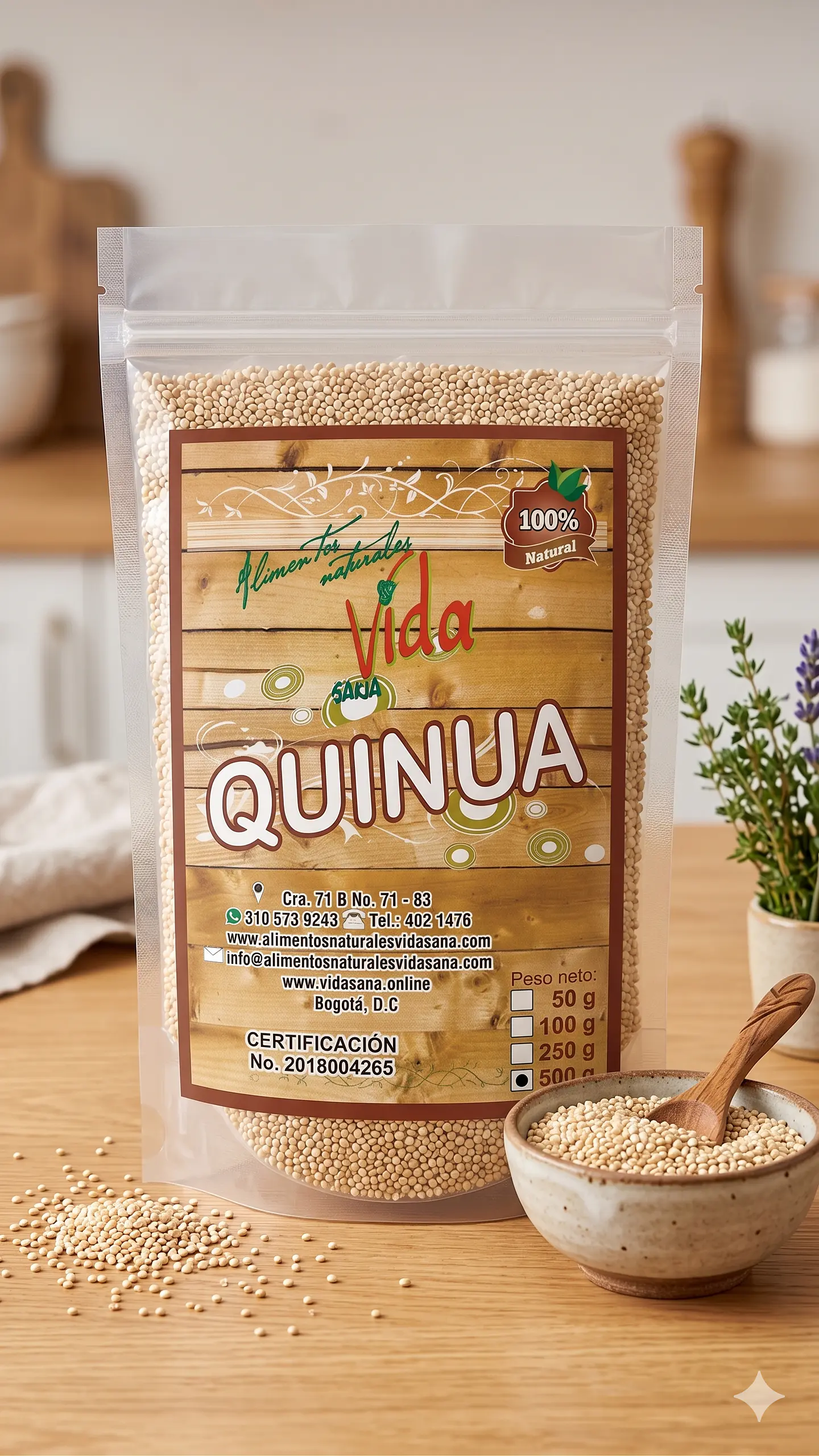 Quinoa Sepa 500G Natural Foods Healthy Life 1