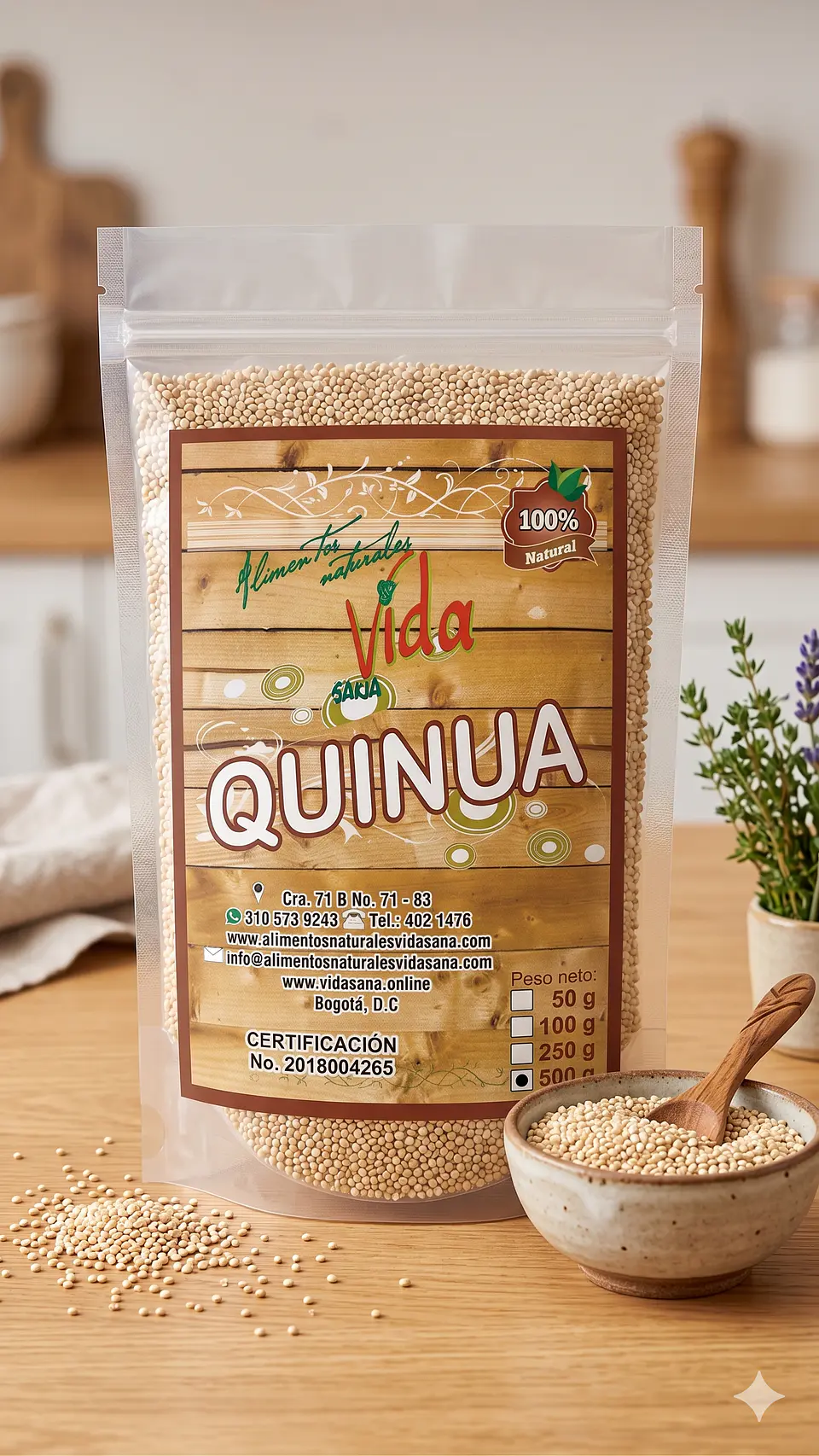 Quinoa Sepa 500G Natural Foods Healthy Life 1