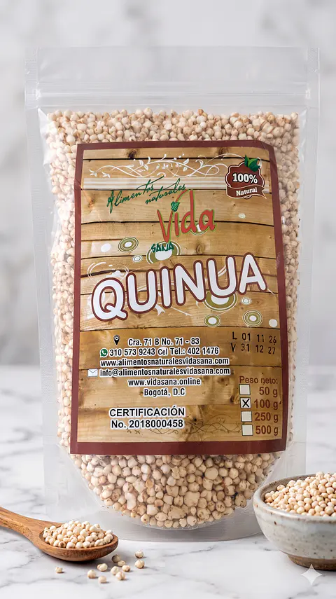 Quinua Pop 100G Alimentos Naturales Vida Sana