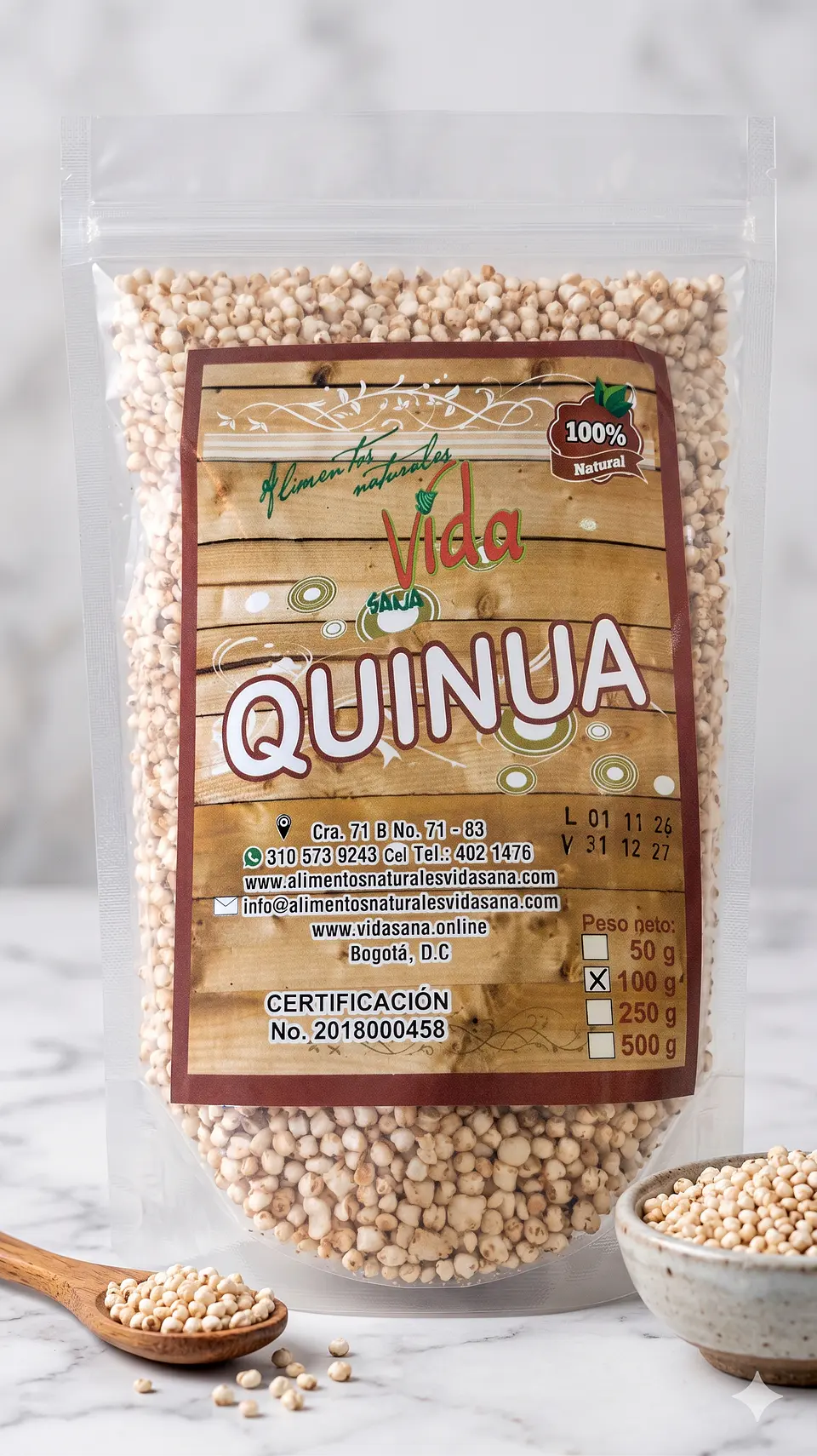 Quinoa Pop 100G Natural Foods Healthy Life 1