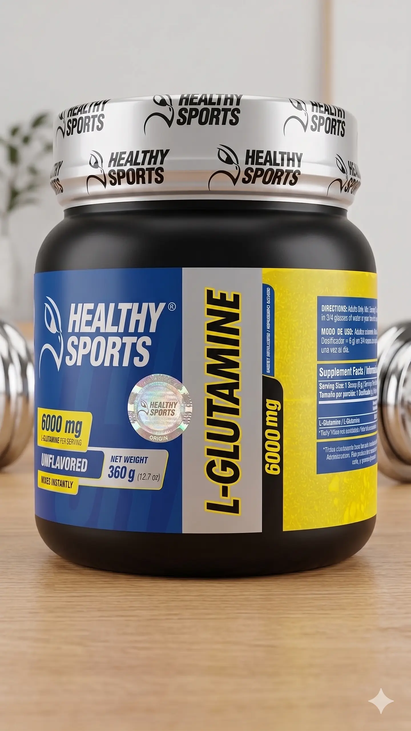 L Glutamine 360G Healthy Sports 1