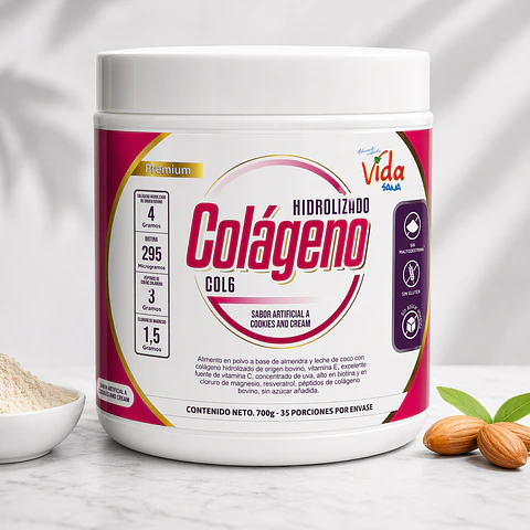 Colageno Bovino Hidrolizado 700G Alimentos Naturales Vida Sana