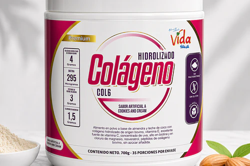 Colageno Bovino Hidrolizado 700G Alimentos Naturales Vida Sana