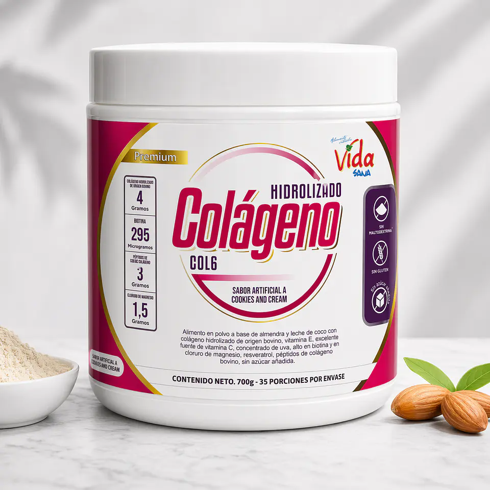 Colageno Bovino Hidrolizado 700G Alimentos Naturales Vida Sana 1