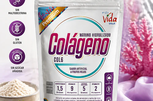 Colageno Marino Hidrolizado 450G Alimentos Naturales Vida Sana