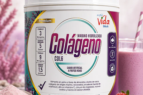Colageno Marino Hidrolizado 700G Alimentos Naturales Vida Sana