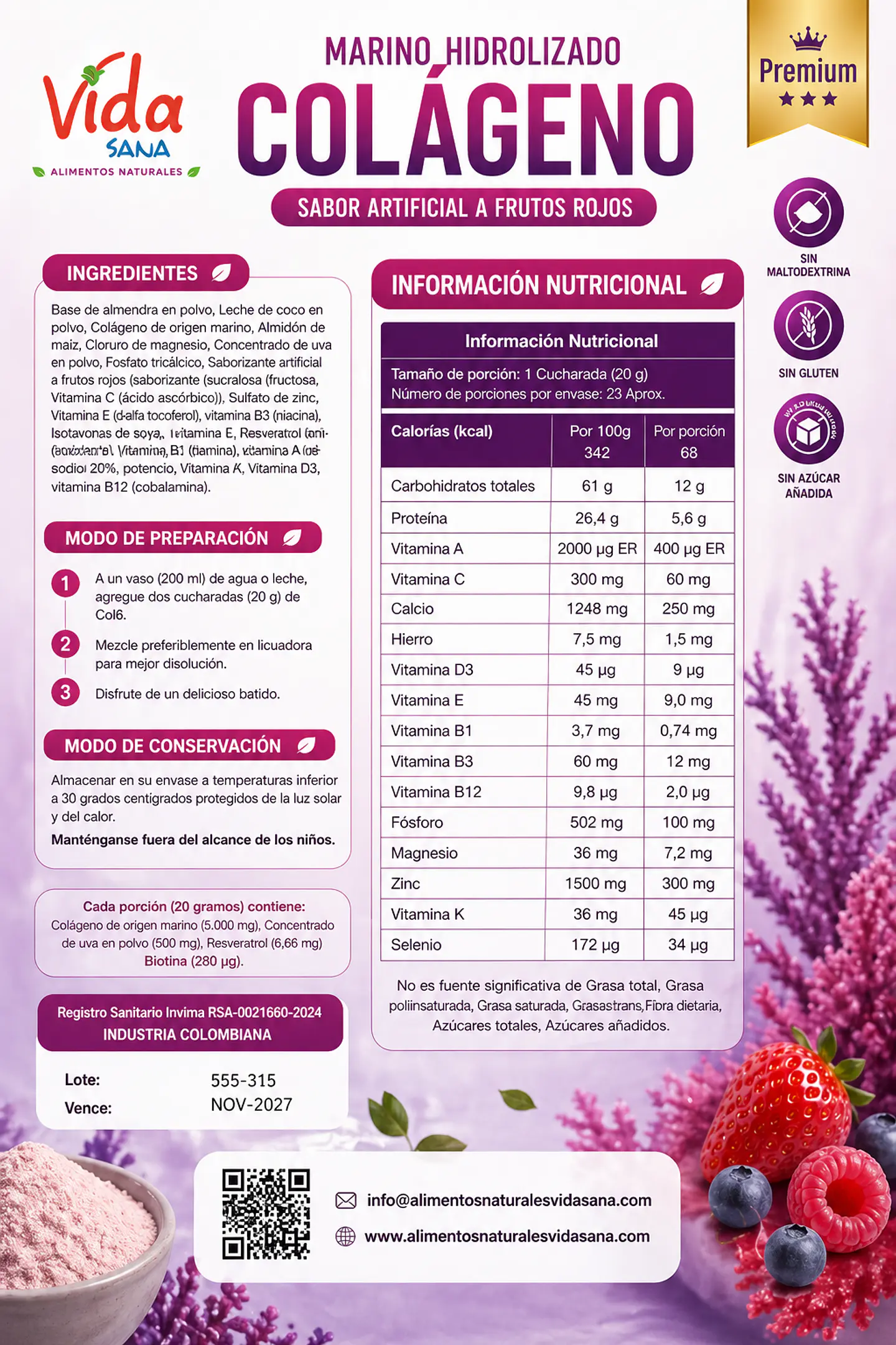 Colageno Marino Hidrolizado 700G 2
