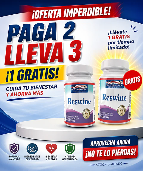 Resveratrol Healthy America Pague 2 Lleve 3