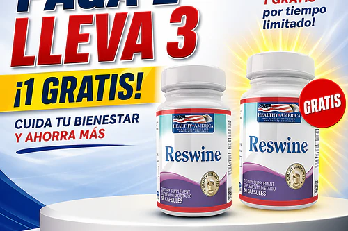 Resveratrol Healthy America Pague 2 Lleve 3