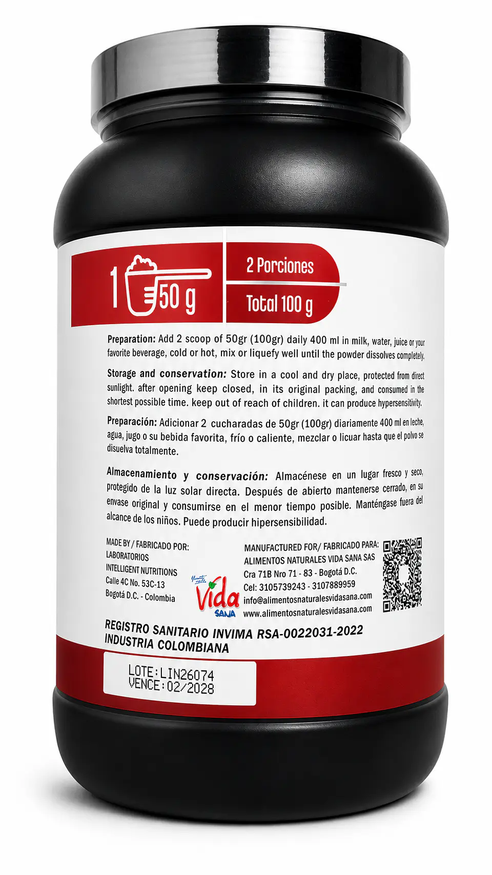 Vm100 Super 3 Lbs Alimentos Naturales Vida Sana 2