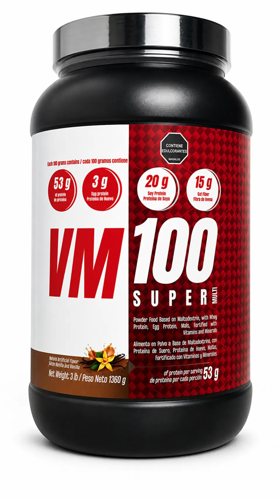 Vm100 Super 3 Lbs Alimentos Naturales Vida Sana 1