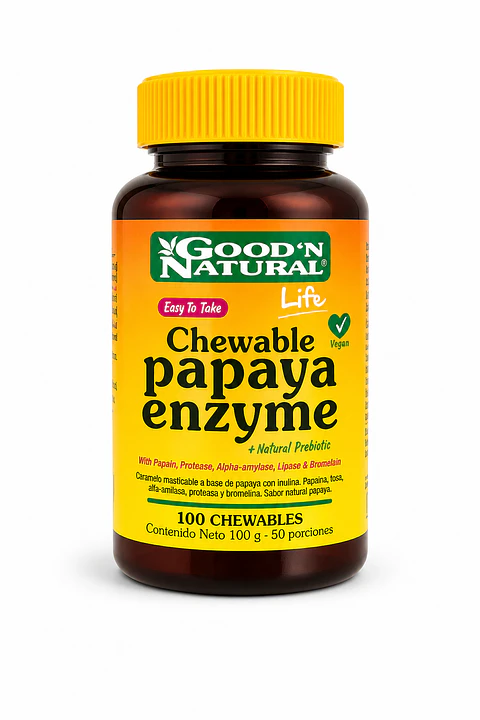 Papaya Enzyme 100Tabletas Good Natural