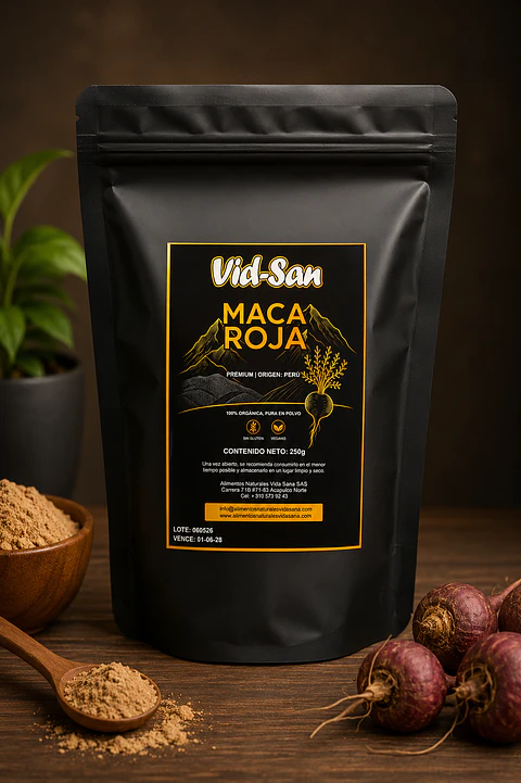 Maca Roja Premium Vid-San 250g