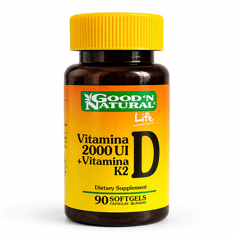 Vitamina D2000 K2 90 Sofgels Good Natural