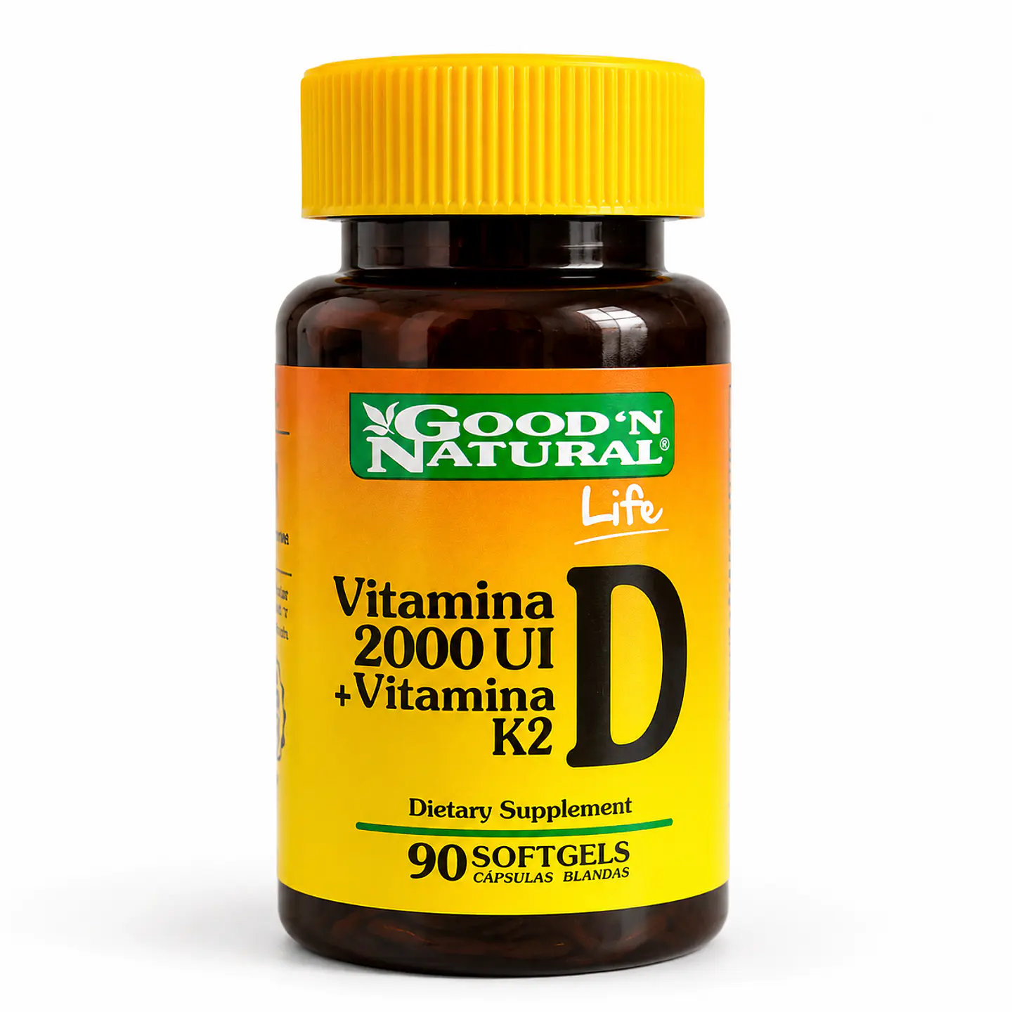 Vitamina D2000 K2 90 Sofgels Good Natural 1