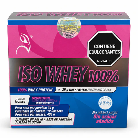 Iso Whey 12 Sachets Red Velvet 