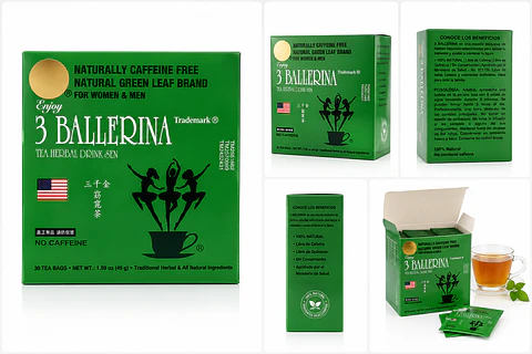 Te 3 Ballerina Herbal 30 Sobres