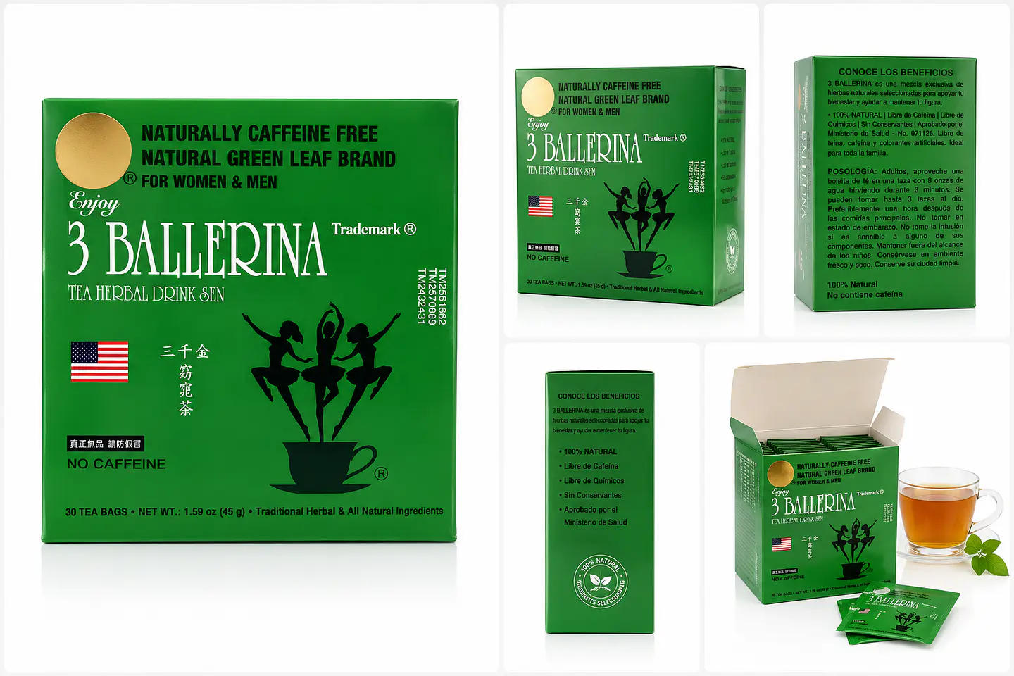 Te 3 Ballerina Herbal 30 Sobres 2