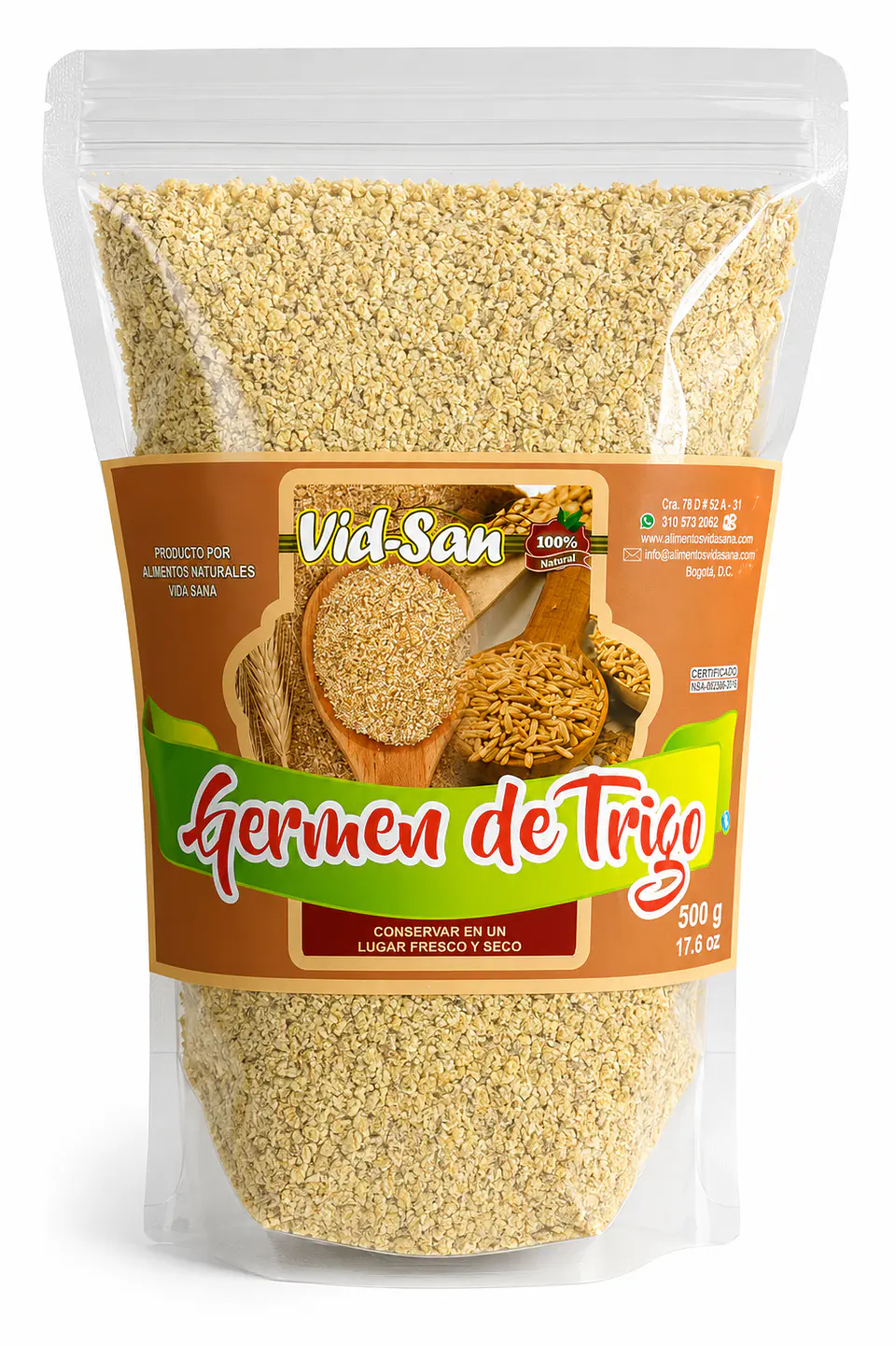Wheat Germ 500 G Natural Foods Healthy Life 1
