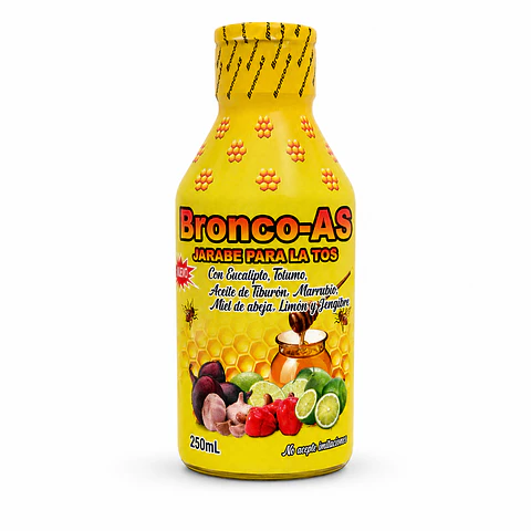 Bronco-AS 250 mL – Con Propóleo, Miel y Extractos Vegetales