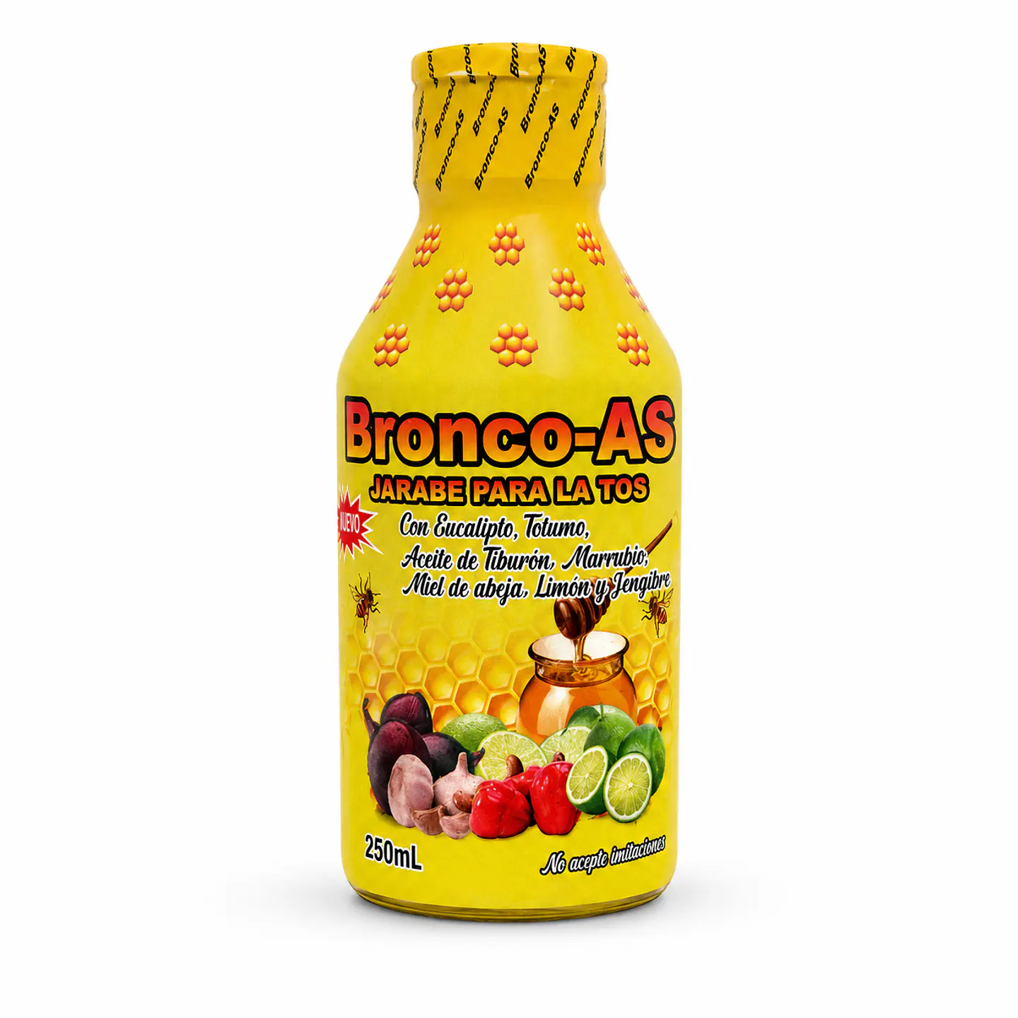 Bronco-AS 250 mL – Con Propóleo, Miel y Extractos Vegetales 1