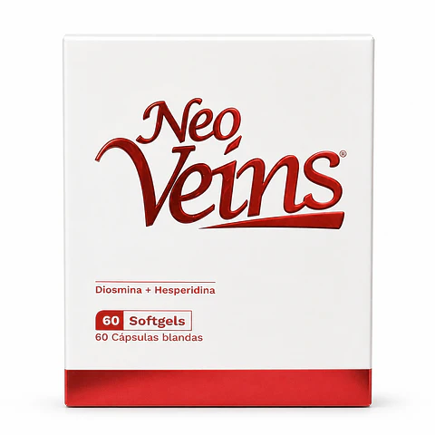 Neo Veins 500Mg 60Softgels Healthy America