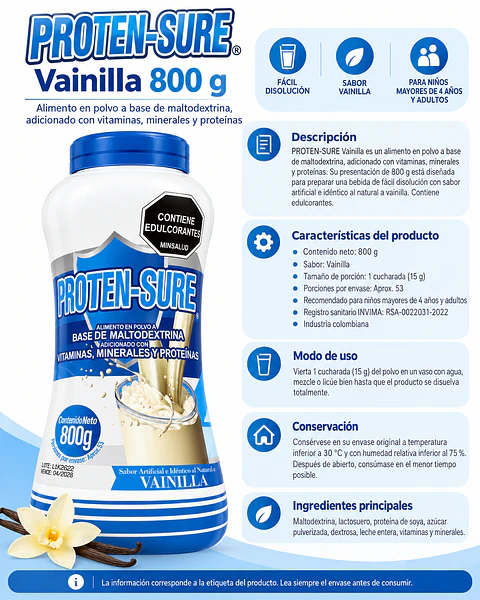 Malteada Protensure 800G Interlight