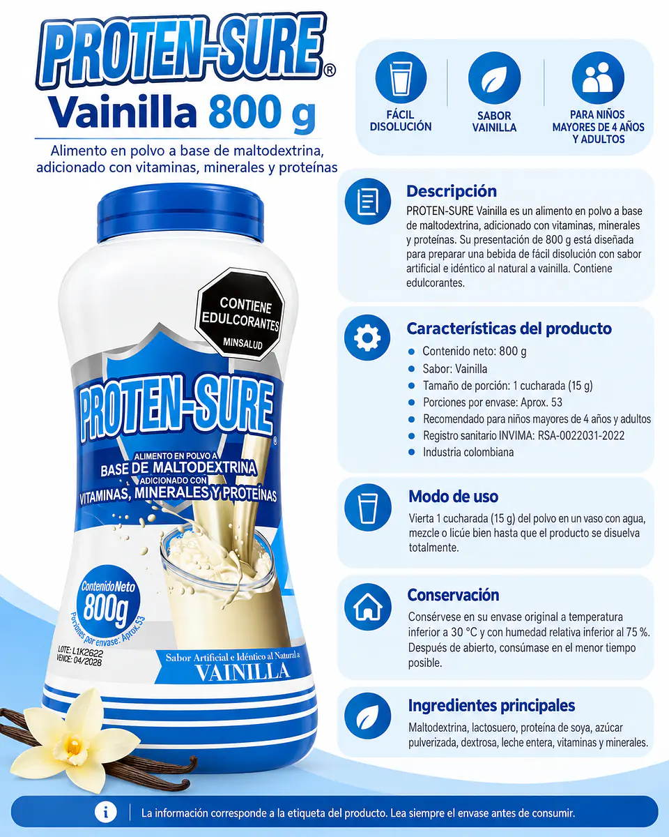 Malteada Protensure 800G Interlight 2
